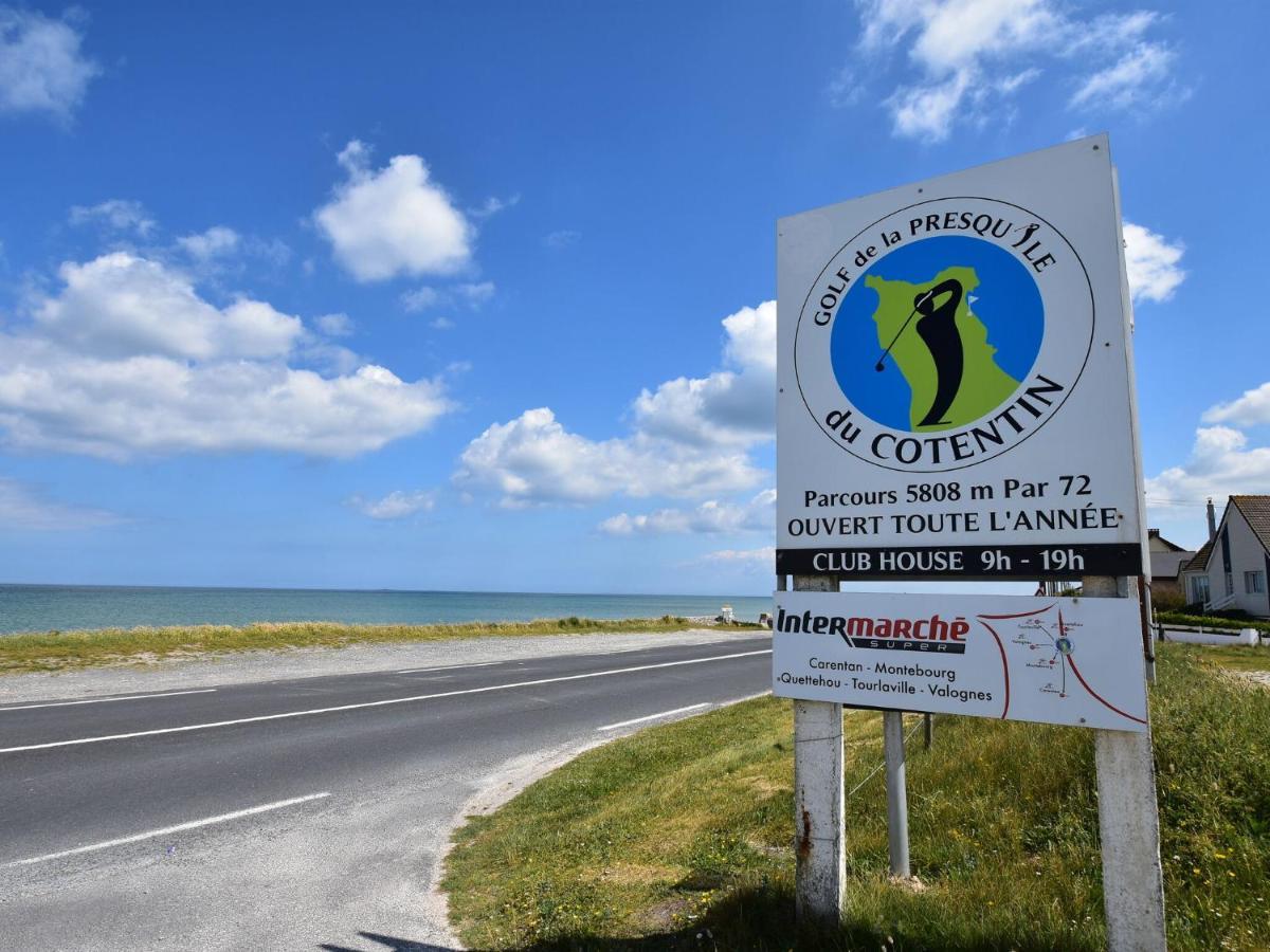 Superb Holiday Home Near The Beach Quinéville 外观 照片